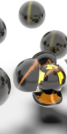 abstract armor 3d cgi metal sphere MjQ3OTcy